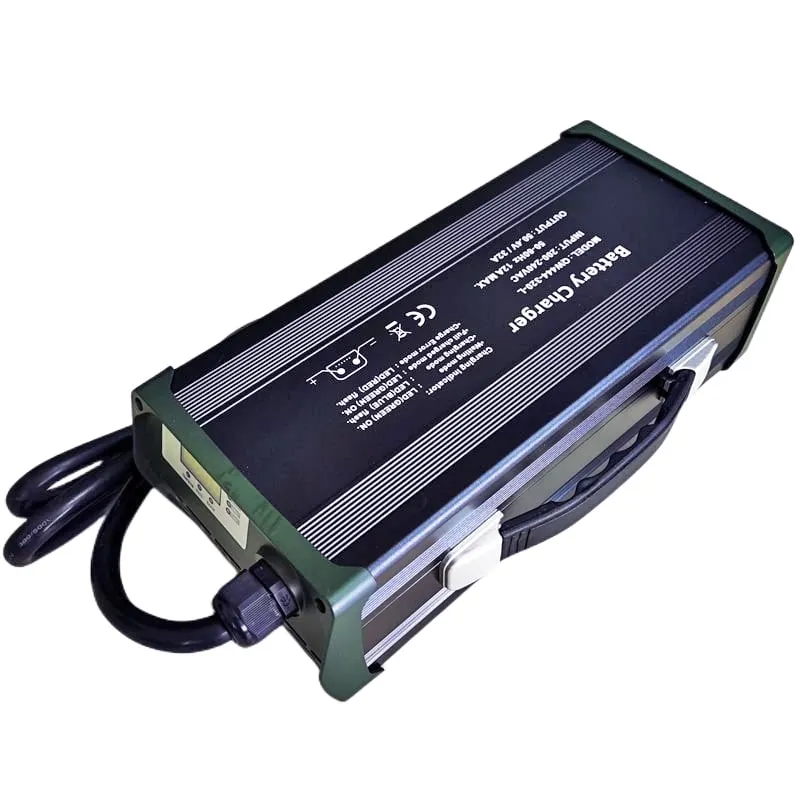 AC 220V Factory Direct Sale DC 43.2V 43.8V 50A 2200W Charger for 12s 36V 38.4V LiFePO4 Battery Pack with Canbus Communication Protocol