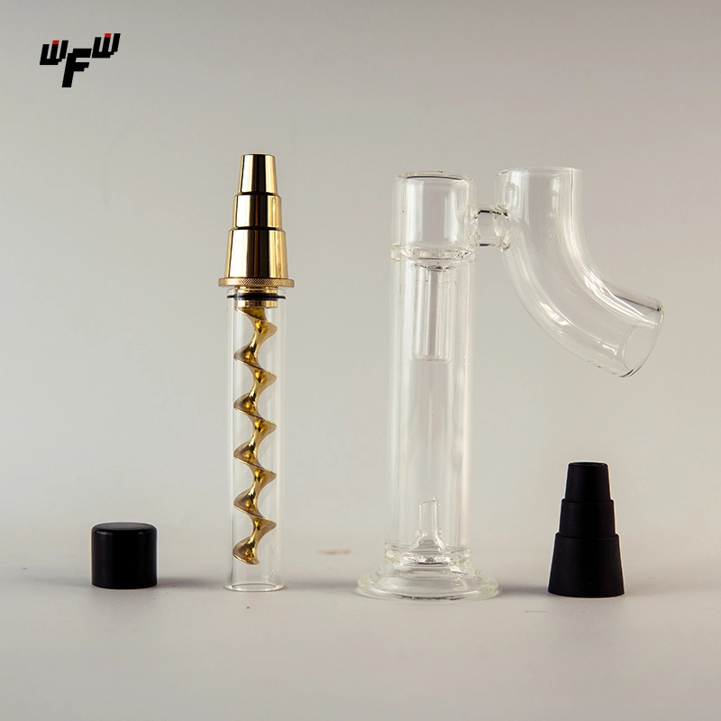 V12 Plus Kit Bubbler Portable Hitter Herbal Pipa 2g Dried Herbs Blunt Glass Smoking Pipe Vaporizer