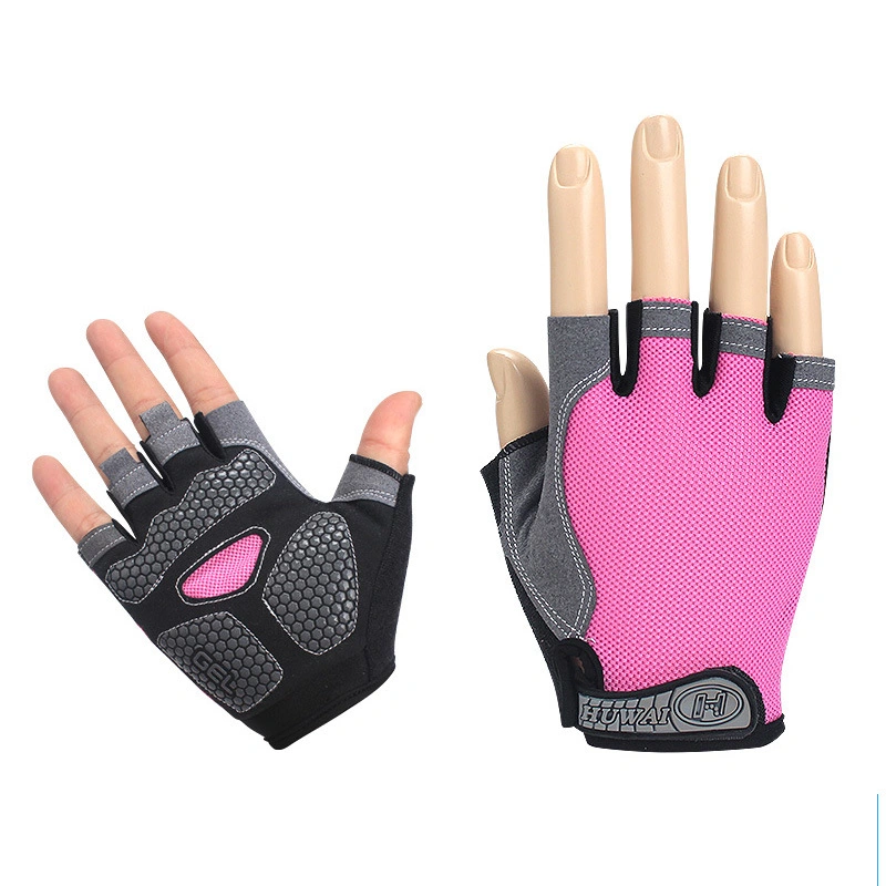 Wholesale/Supplier No Slip Wear Resistant Gym Exercise Half Finger Weightlifting Gloves