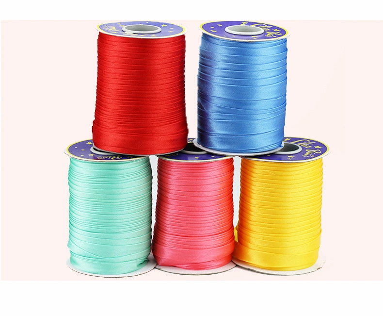 Double Fold Polyester Satin Ribbon Edging Binding Tape