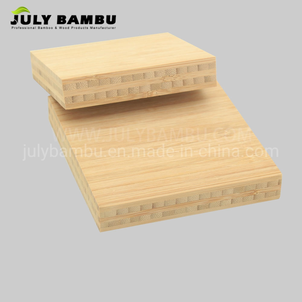 Without Formaldehyde 5layer Vertical Bamboo Plywood Board for Indoor Furniture