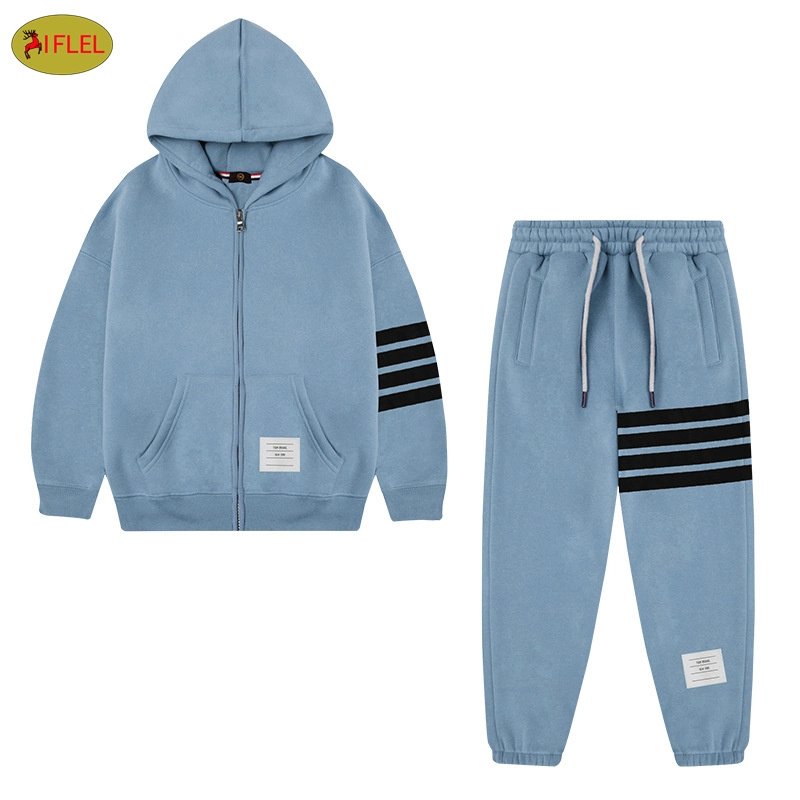 Children's Clothing Fleece Sweatshirt Suits Baby Two -Piece Cotton Kids Fall Clothing 2023