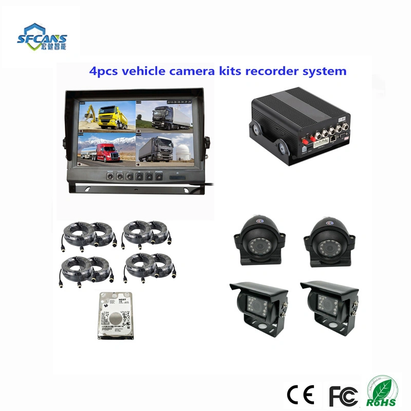 H. 264 720p Vehicle Mobile DVR Support WiFi 3G/4G Optional Built-in GPS