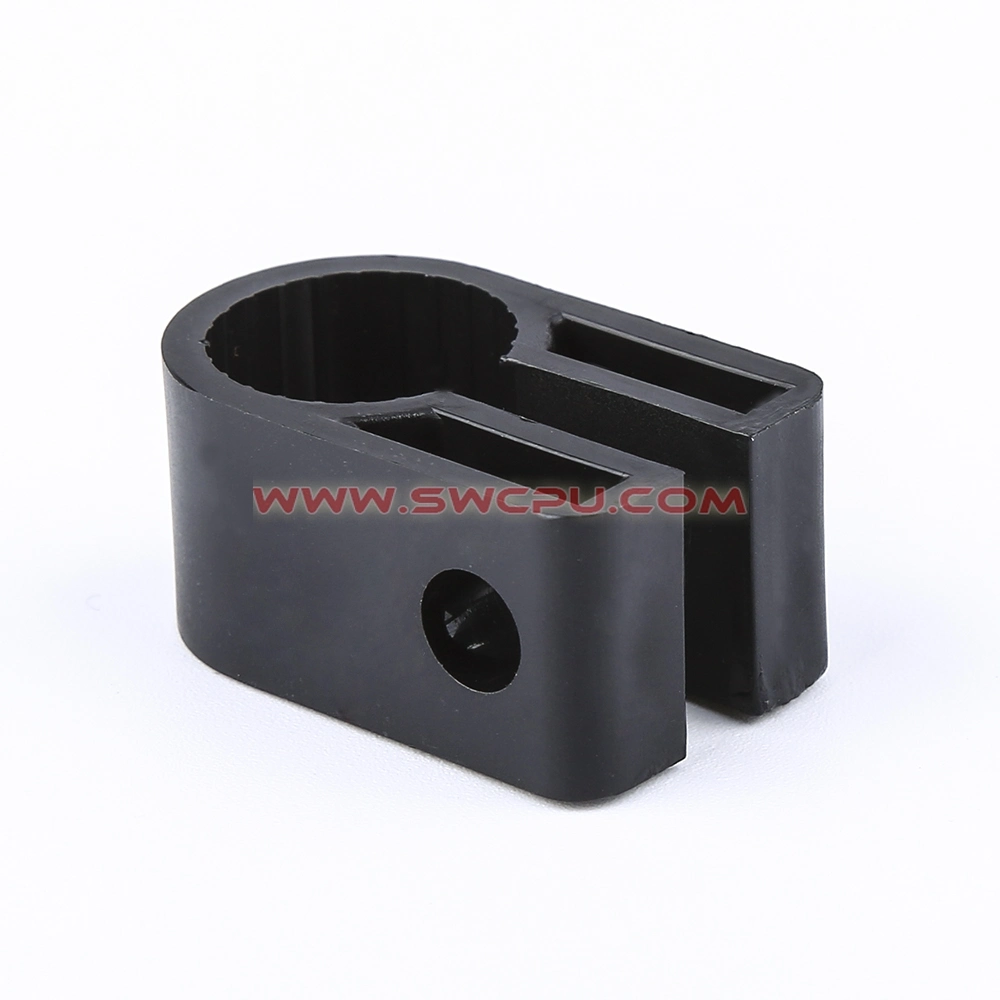 Auto Plastic Injection Fastener Spare Part Custom OEM Plastic Pipe Support Clamps / Tube Clips