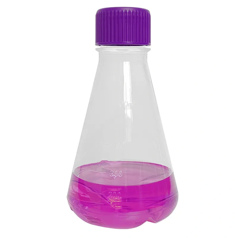 Lab 100ml matraz cónico Erlenmeyer matraz con boca ancha estrecha