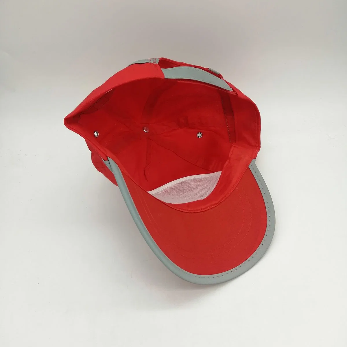 Hot Sale Cheap Metal Eyelets Head Protection 5 Panel Safety Baseball Cap Hat Half Lining for Promotion
