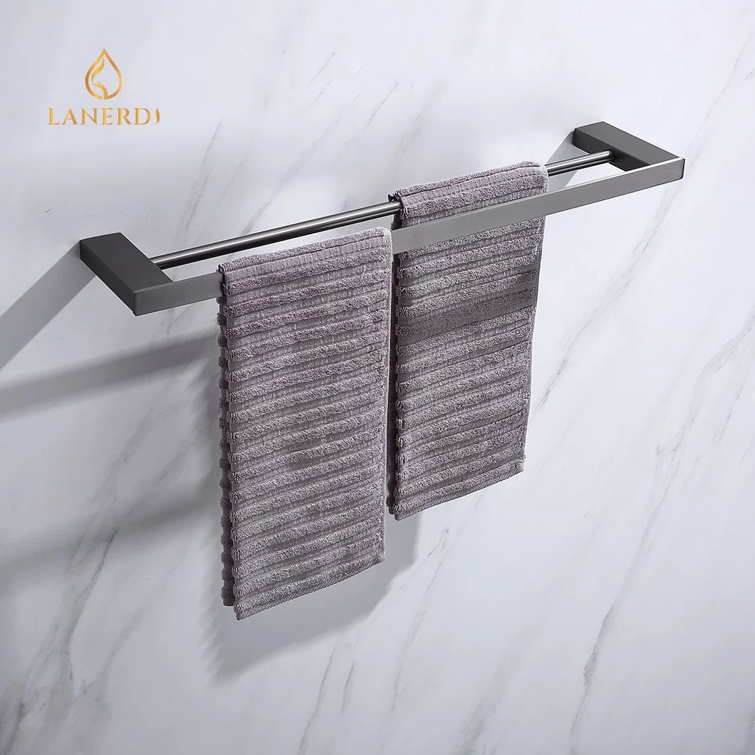 Bathroom Fittings Set Wall Mounted Paper Holder Robe Hooks Soap Dish Bathroom Shelves Toilet Brush Holder Towel Rack SUS304 Stainless Steel Bathroom Accessories