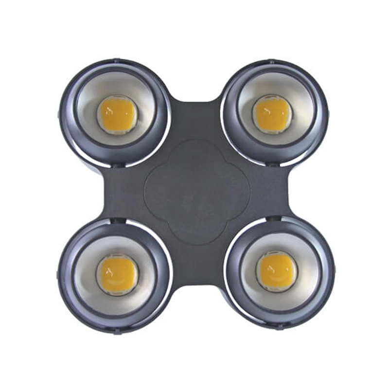 Luzes de cilindro LED IP65 de 4 olhos, 400 W COB Cool and Branco quente para DJ disco Party Stage Light