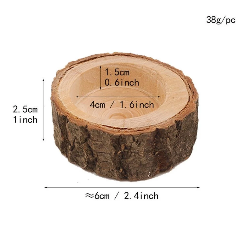 Teelicht Kerzenhalter Aus Holz, Votiv Kerzenhalter Aus Holz Wyz19762