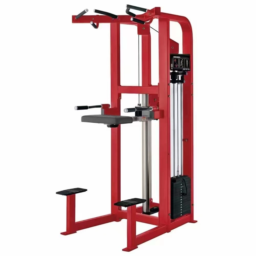 Commercial Gym Fitness Equipment Plate Loaded Assisted Chin/ DIP Machine