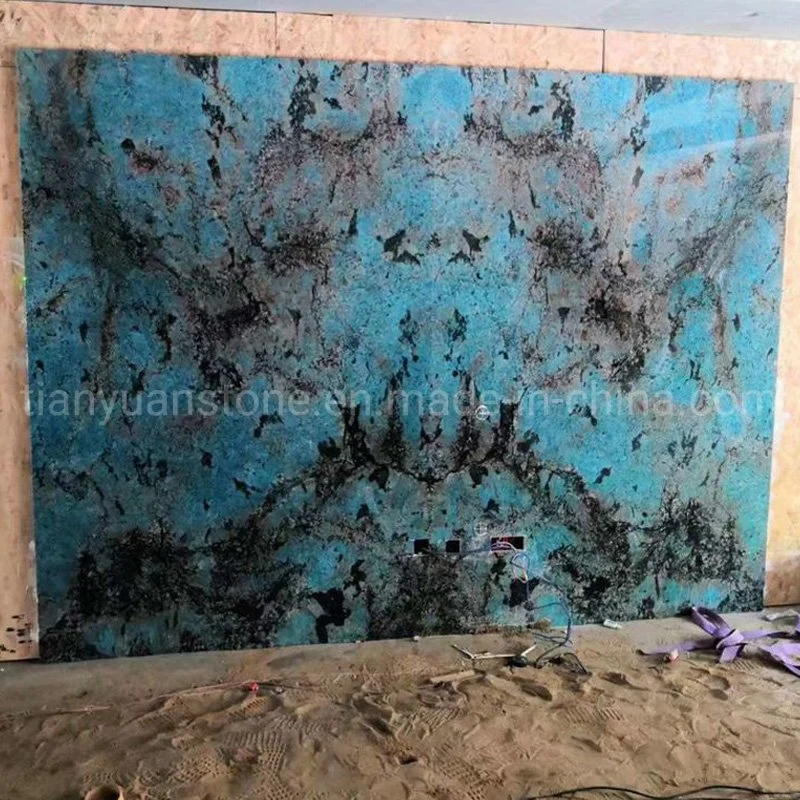 Brazil Natural Blue Fantasy Granite for Commercial Residential Living Room Wall Floor Slabs Tiles