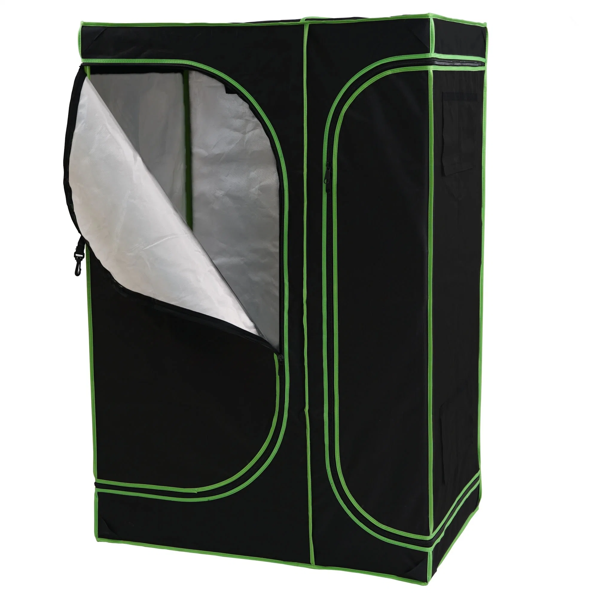 2 in 1 Multi-Chamber Peflective Grow Tent for Indoor Hydroponic Growing System