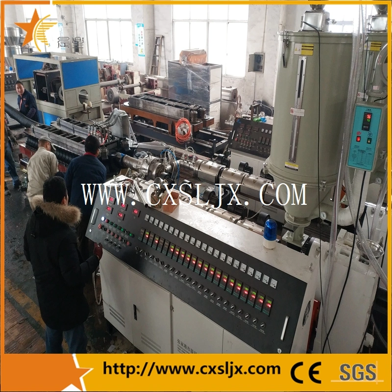 HDPE Double Wall Corrugated Pipe Production Extrusion Line for Water Supply Drainage