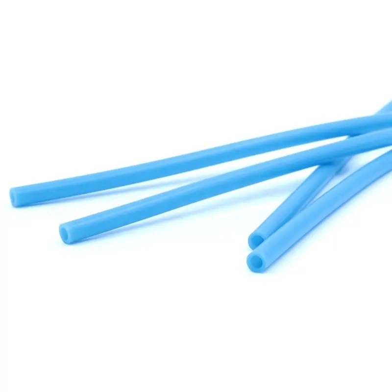 Qualité alimentaire non toxique transparent laiteux blanc coloré silicone tube caoutchouc Flexible