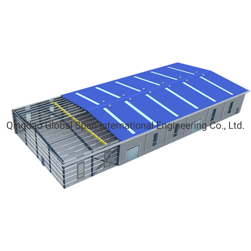 Prefab Prefabricated H Section Frame Building Steel Structure for Workshop