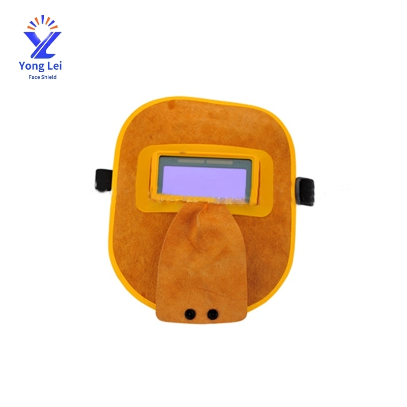 Full Face Suede Solar Automatic Blackening Professional Wide-Angle Adjustable Shadow Range Welding Helmet