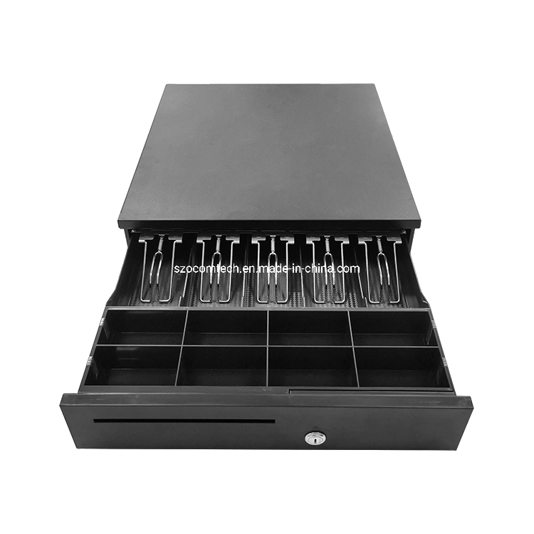 USB Trigger Electronic Metal Money Cash Drawer Boxes with Slot