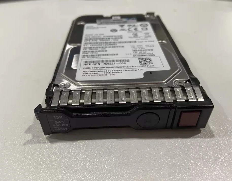 759210-B21 HPE 450GB 12G SAS 15K rpm 2.5" SFF Sc كمبيوتر خادم محرك الأقراص الثابتة للمؤسسات