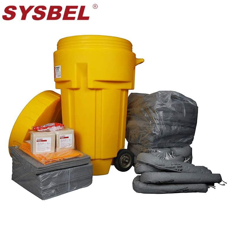 65 Gal Universal Spill Control Kits with Wheeled Poly-Overpack Salvage Drum (SYK650)