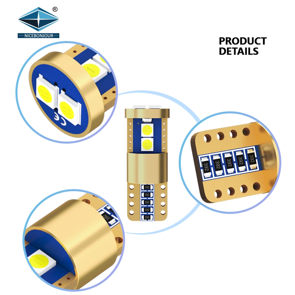 LED-Licht weiße Auto Seite Heckleuchte Glühlampe 3030 6SMD CANbus T10 LED Auto-Glühlampe W5W 194 168 LED fehlerfrei Dome-Leuchte