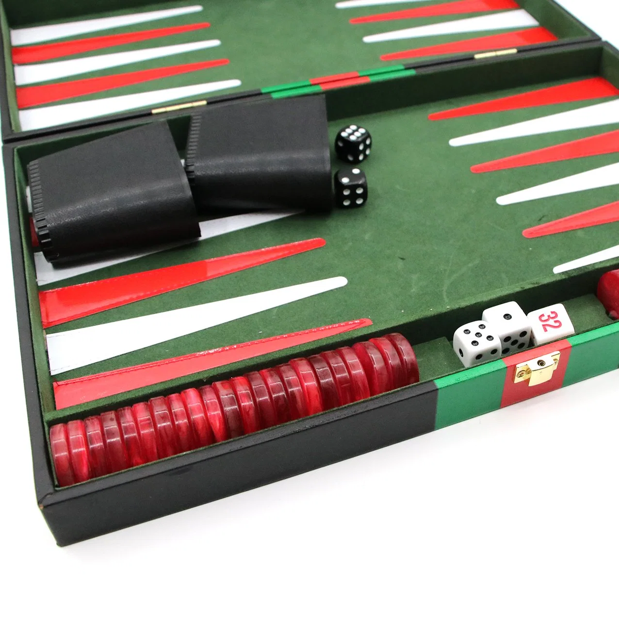 لون Backgammon تشيكرز شرائح مخصصة اكريليك قطع Backmon