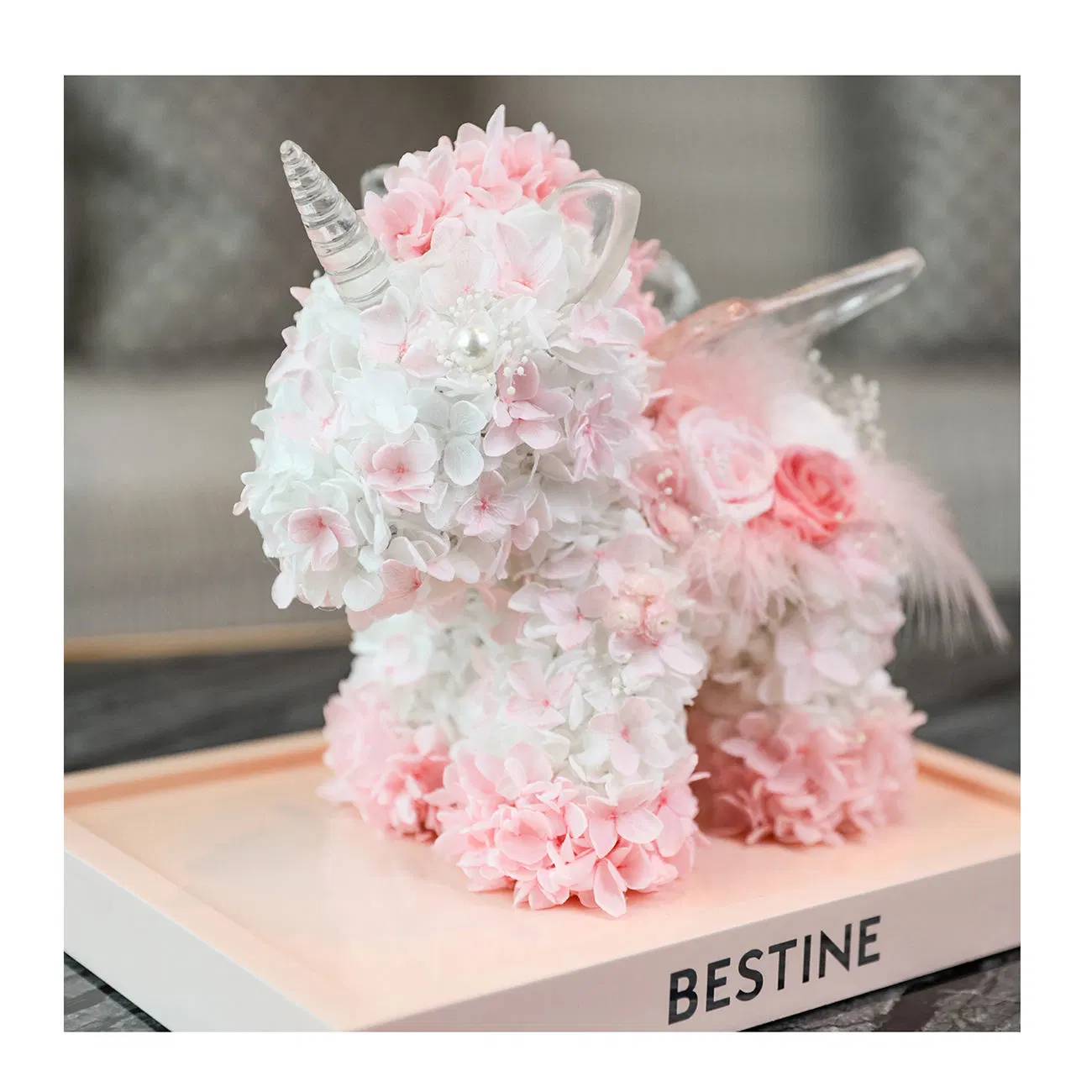 2023 Most Popular Unicorn Flower Bear Flower Unicorn Foam Flower Unicorn for Birthday Gfit