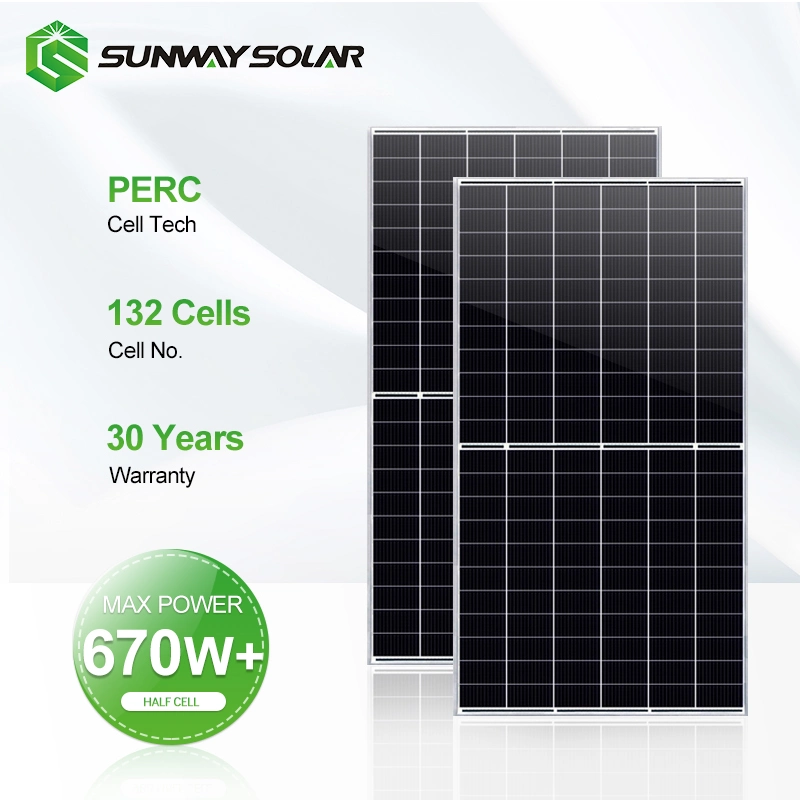 Hefei Sunway Panneaux solaires innovantes Mono 600 Panneau solaire