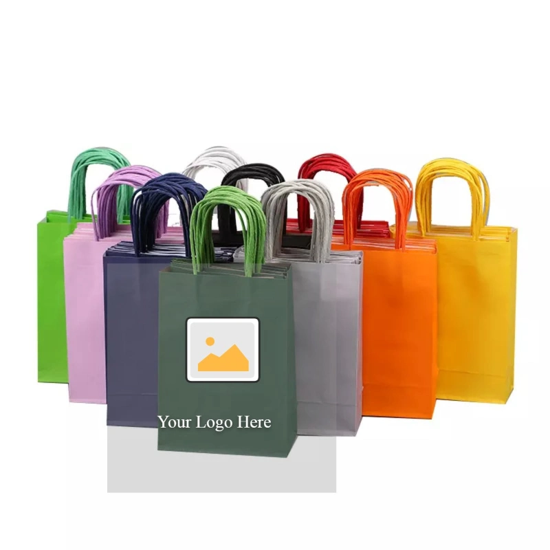 Tote Bag Birthday Party Candy Hand Bag Environmental Protection Kraft Paper Bag