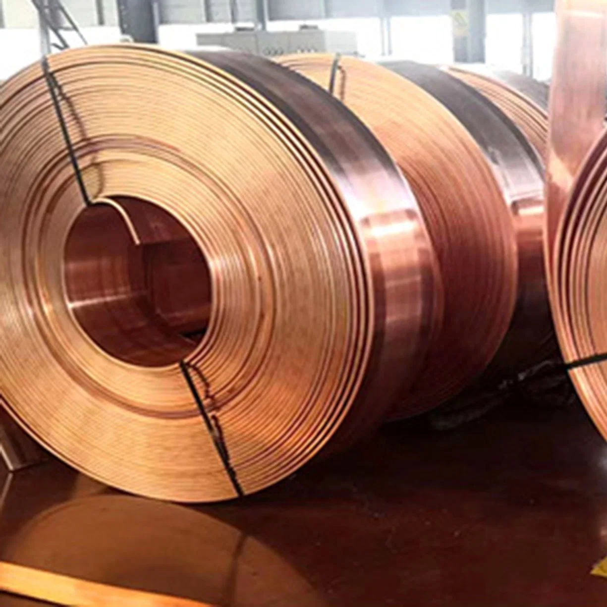 C1100 C1200 0.025 mm Thin Insulated Copper Brass Strips Coil