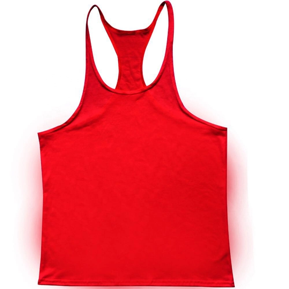 High quality/High cost performance Cotton with Elastic Fabric Soft and Comfortable Sport Plain Tank Top