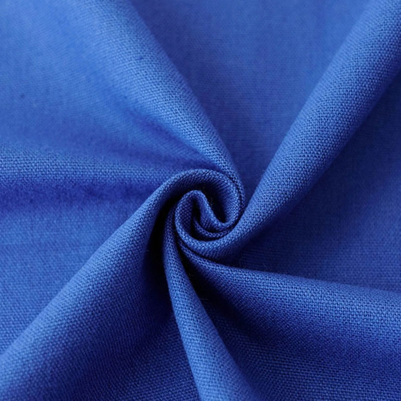 Polyester Cotton Solid Dyed Uniform Soft Canvas Fabric for Shoes Tents