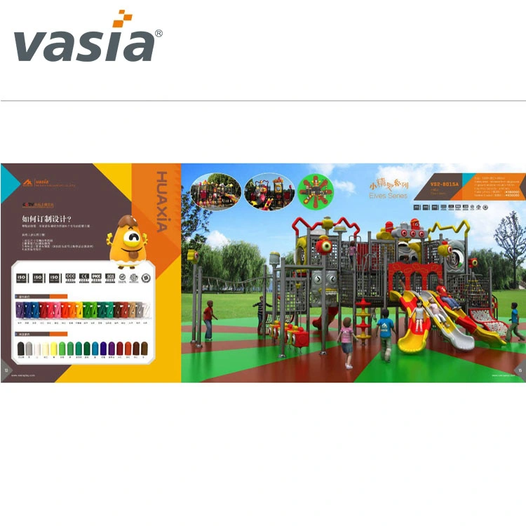 Parque de diversiones Slide Diseño más reciente Kindergarten niños Juegos de Zona de Juegos al Aire libre Para niños