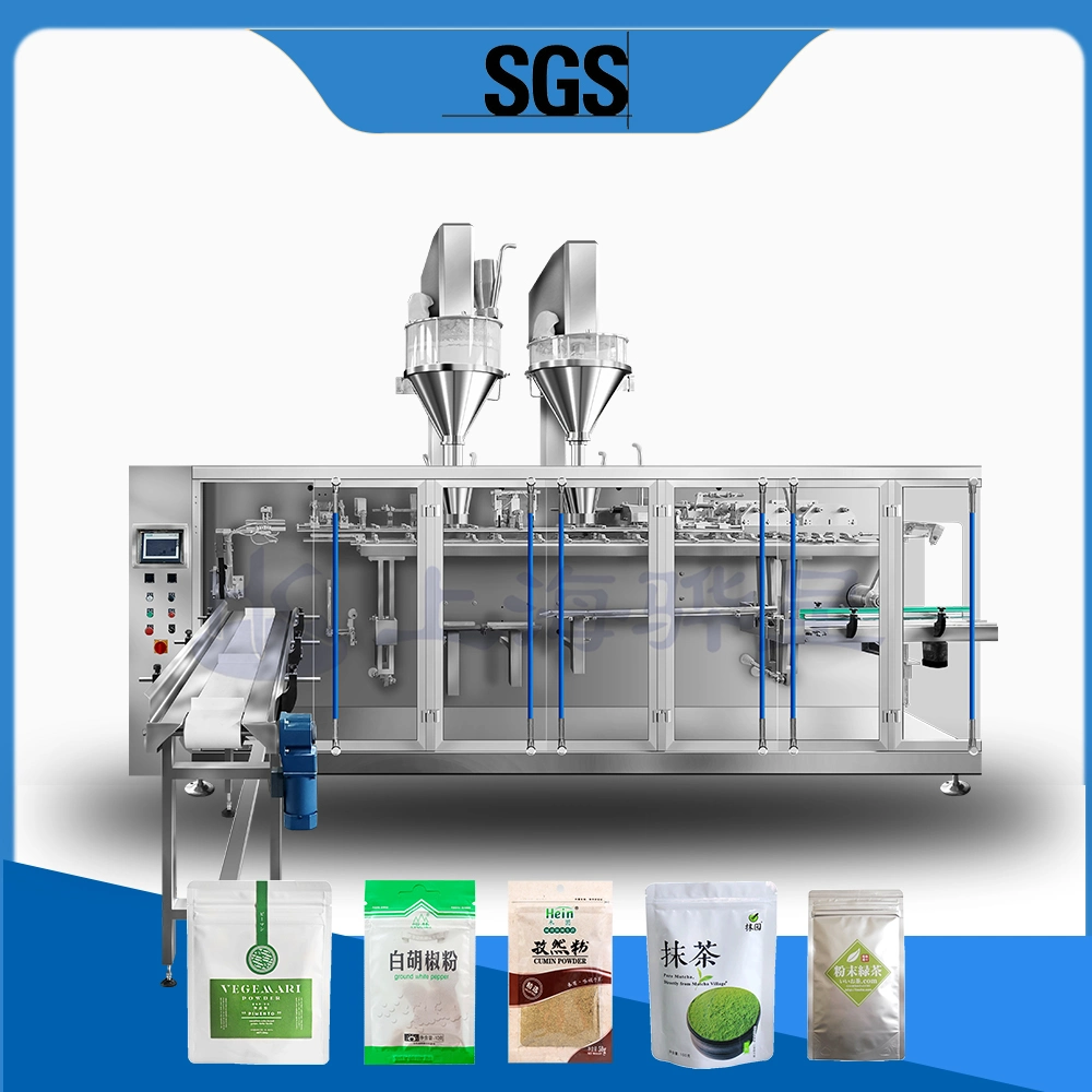 Auger Filling Sealing Milk Powder / Flour Zipper Premade Bag Doypack Packing Machine