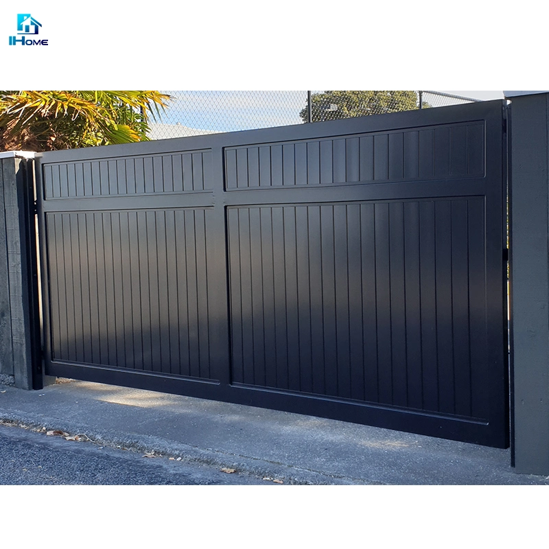 Automatic or Manual Sliding Gate Design Waterproof Aluminium Alloy Garden Gate