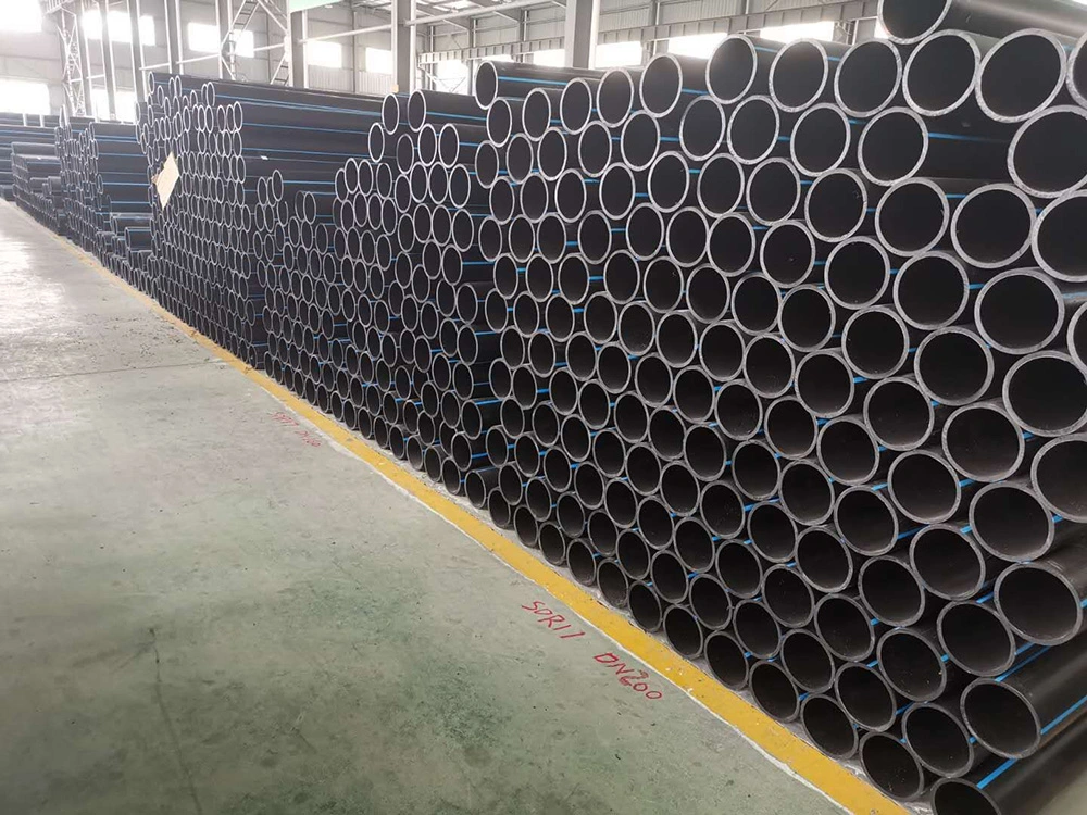 Plastic PE Pipes 400mm 500mm 630mm PE100 SDR11 Pn16 Factory Prices Hose HDPE Pipe for Water Supply