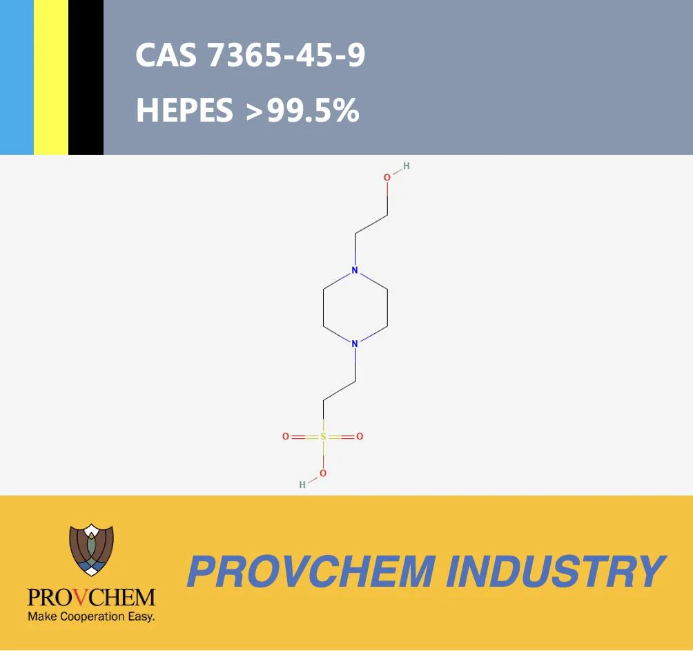HEPES / CAS 7365-45-9 Organische Chemikalien