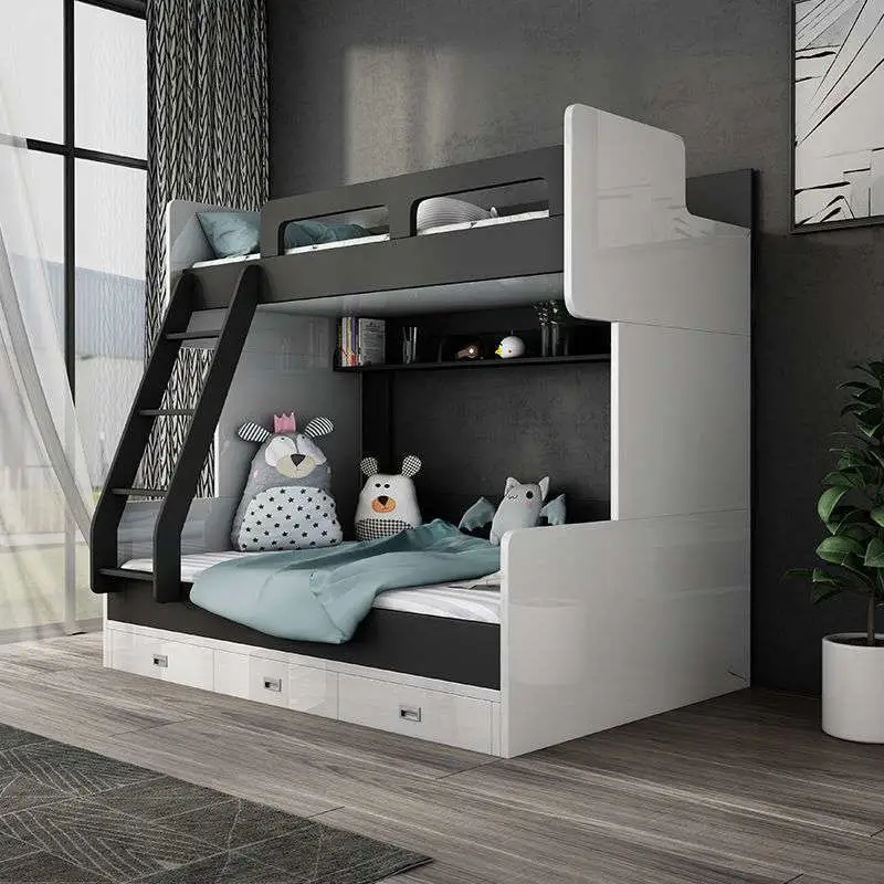 Maison portable Tatami en bois Double simple King size stockage Chambre Lits superposés muraux pour enfants