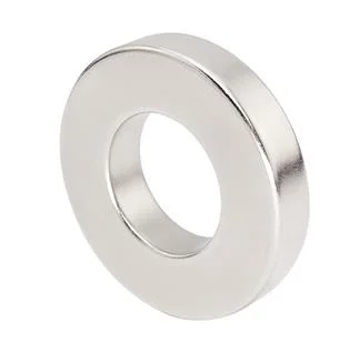 High Grade Neodymium Ring Magnet with Nickel Plating