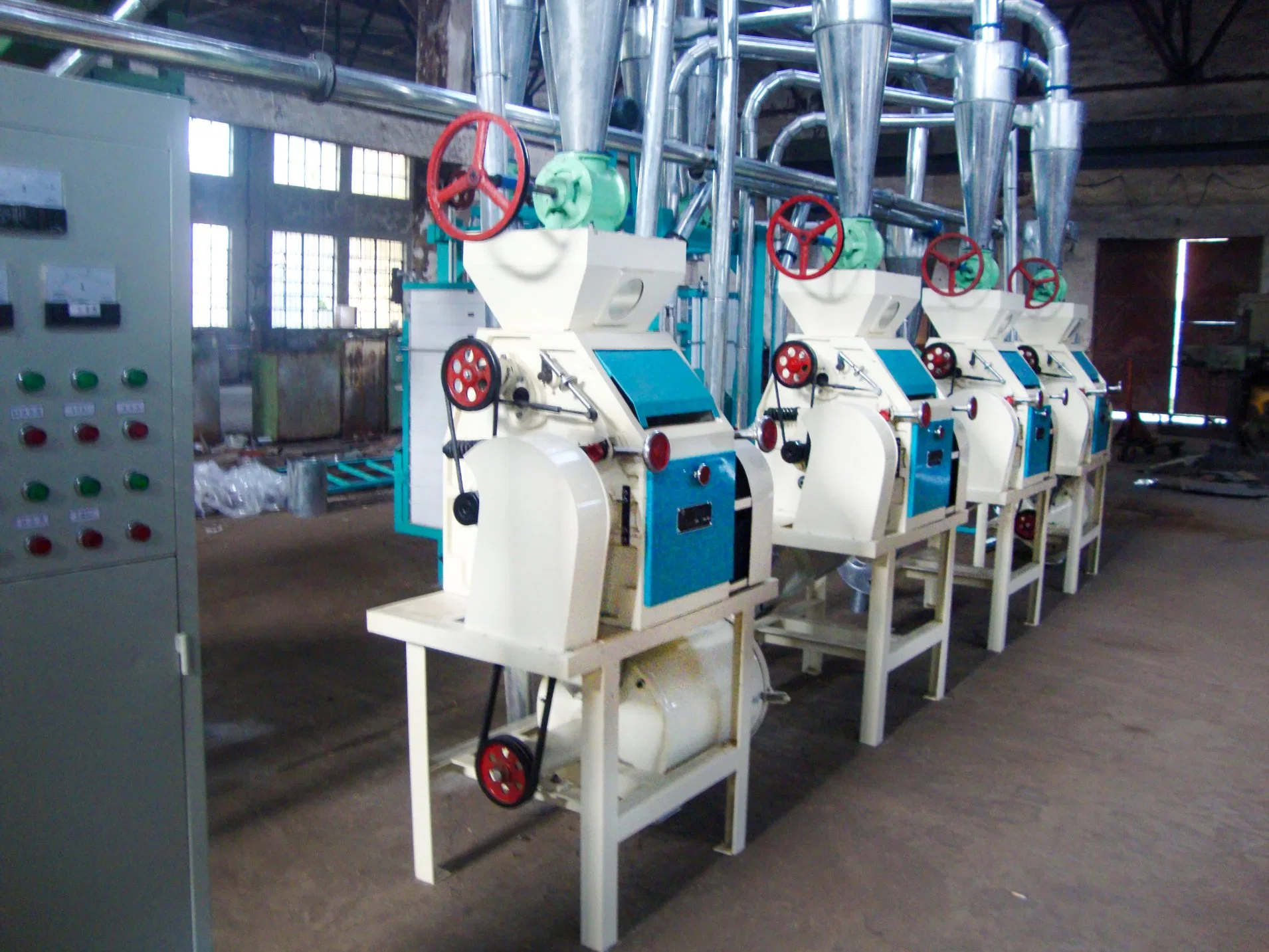 Compact Steel Structure Corn Mill for Corn Flour Grits