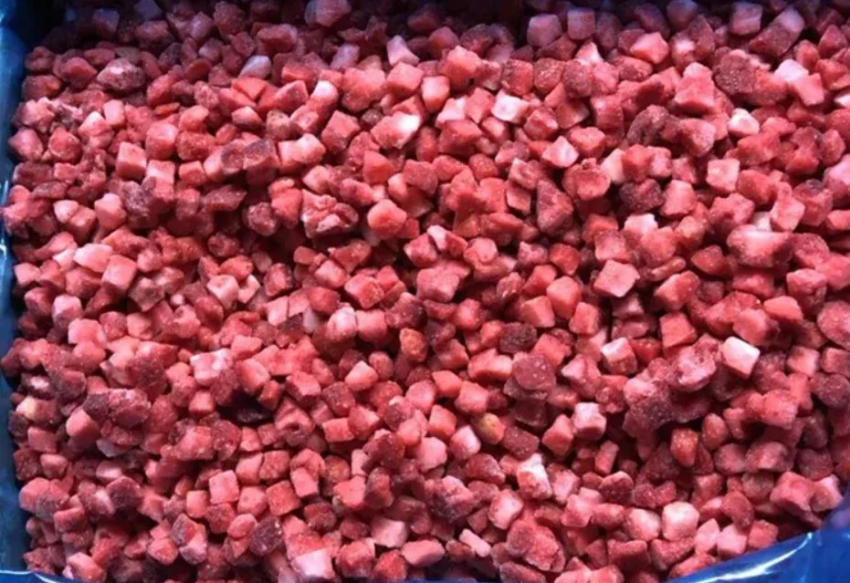 Fresh High quality/High cost performance  Frozen Diced Strawberry Hot Sale Frozen Vegetables Fruit