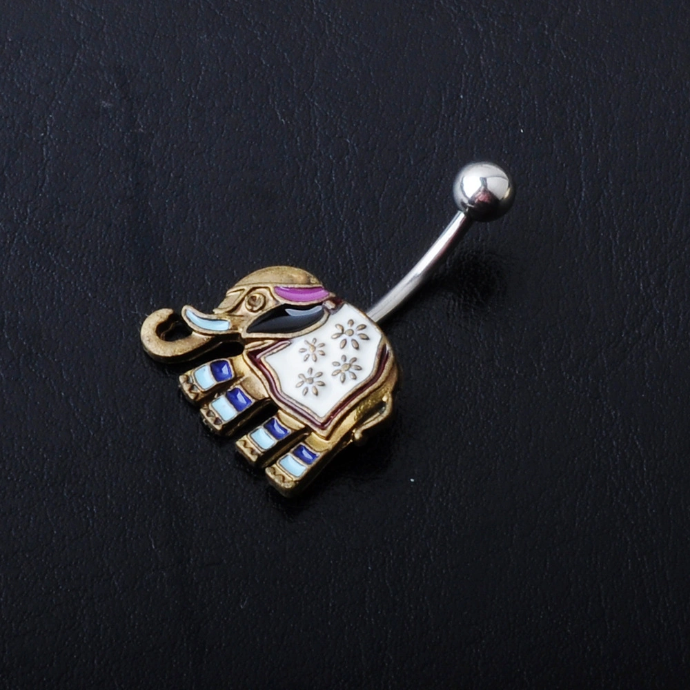 Fashion Restoring Ancient Ways Elephant Belly Button Rings