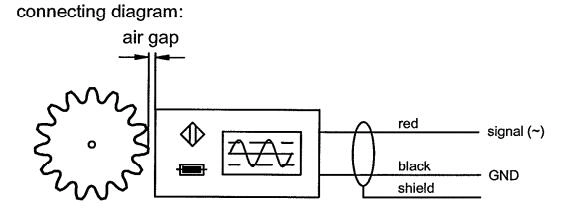 Kjtdq-Ex58h-Ly - velocidad de reluctancia variable (VRS) los sensores