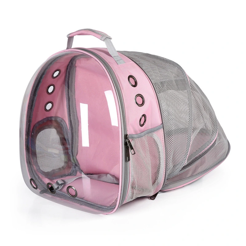 Hot Sales Expandable Pet Bag Breathable Space Capsule Grid Portable Travel Pet Bag