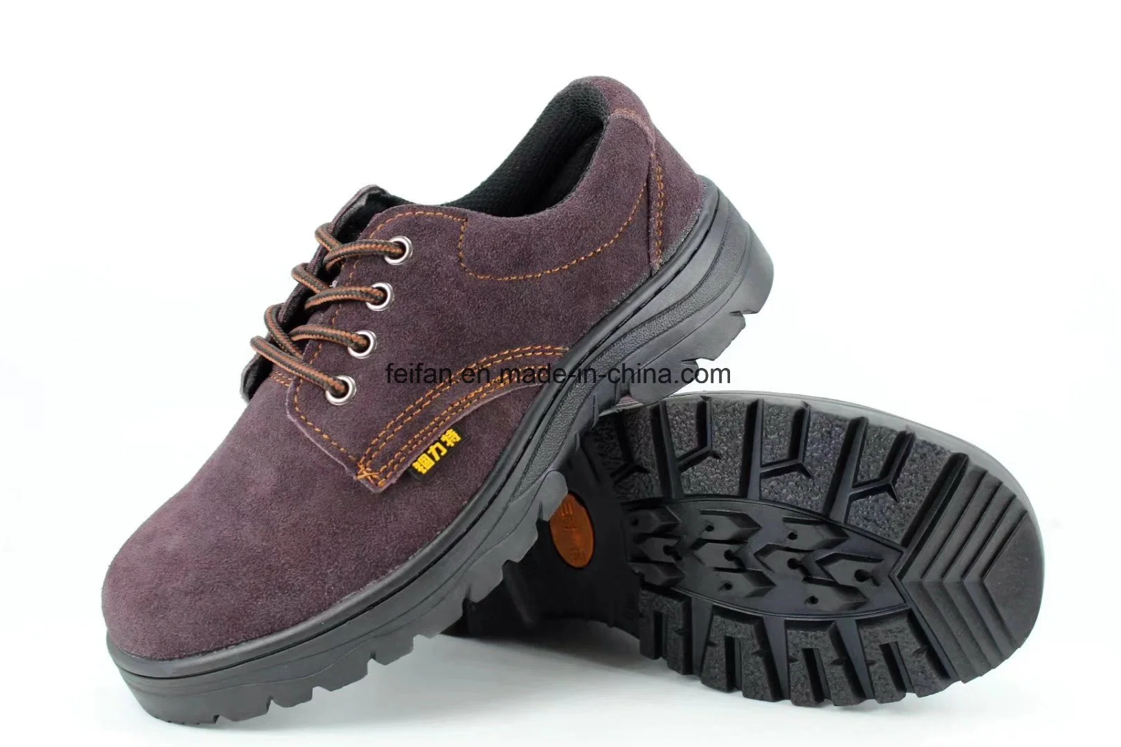 Cuero gamuza Hot-Sale Industrial moda hombres Zapatos de seguridad Calzado de trabajo/