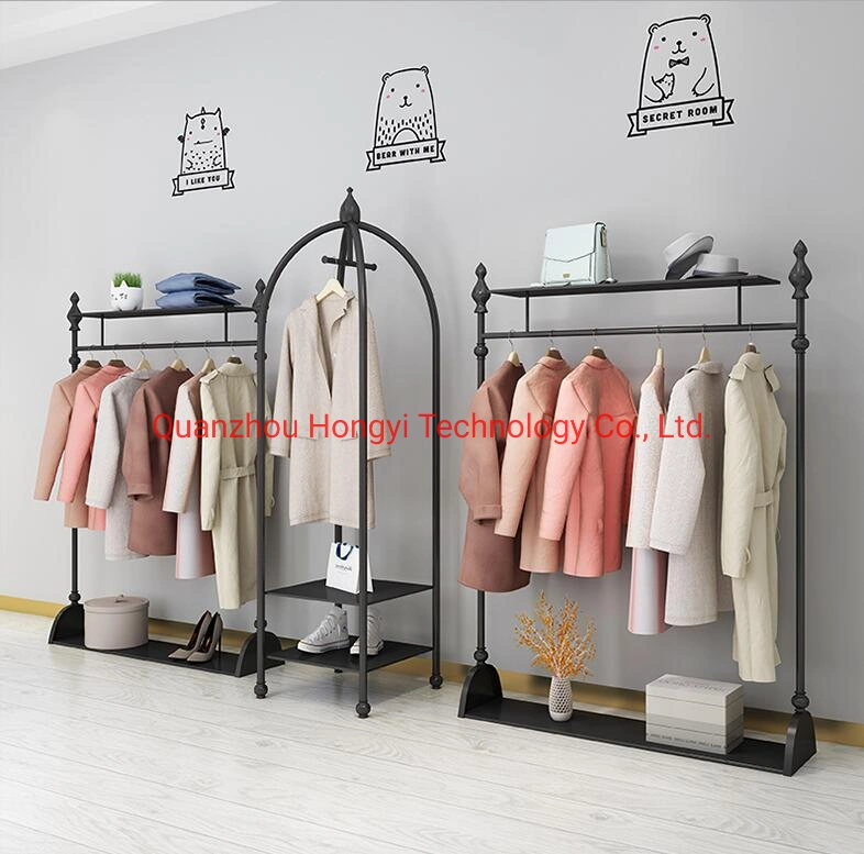 Ladies Antique Clothing Wall Display Cabinet Clothes Shop Design Store Interior Design