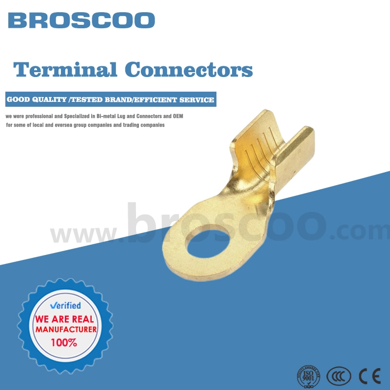 Wholesale Automotive Non-Insulated Naked Circular Rnb Copper Ring Terminals