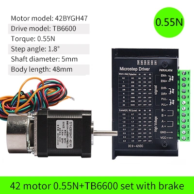 Motor paso a paso Plus Controller (NEMA17 0,55m y N. 48 mmL 25600 DM452C)