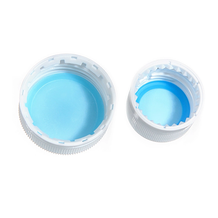 Custom Label Carbonate 28mm 30mm 38mm 48mm Pco Clear White Blue Plastic Drinking Bottle Cap