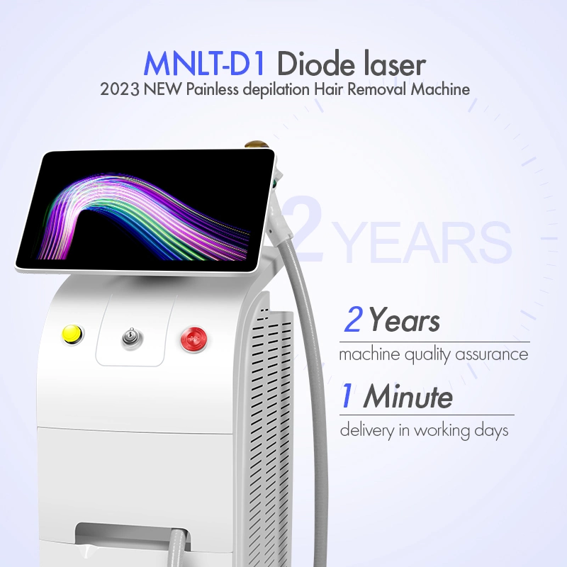 2023 New Salon Equipment D1 Laser Hair Removal Diode Laser 3 Wavelengths 755 808 1064 Beauty Equipment