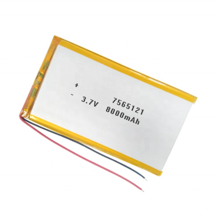 High Capacity 7565121 3.7V 8000mAh Lithium Polymer Battery for RC Helicopter